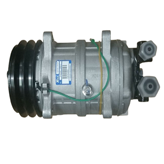 AC Compressor, QP16, Hino WU302L, 2010-17,  VR-100L-4, VR-150L-4, 24V